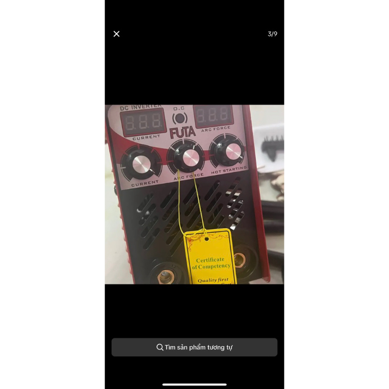 Máy Hàn FUTA MINI 200S công nghệ inverter tiết kiệm điện 3 nút điều chỉnh