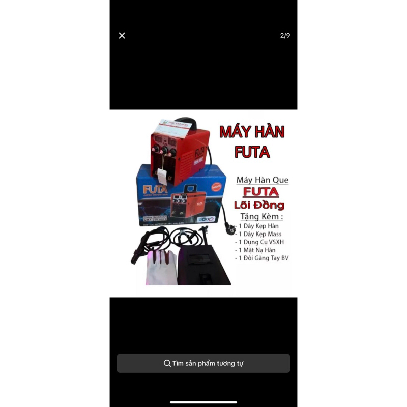 Máy Hàn FUTA MINI 200S công nghệ inverter tiết kiệm điện 3 nút điều chỉnh