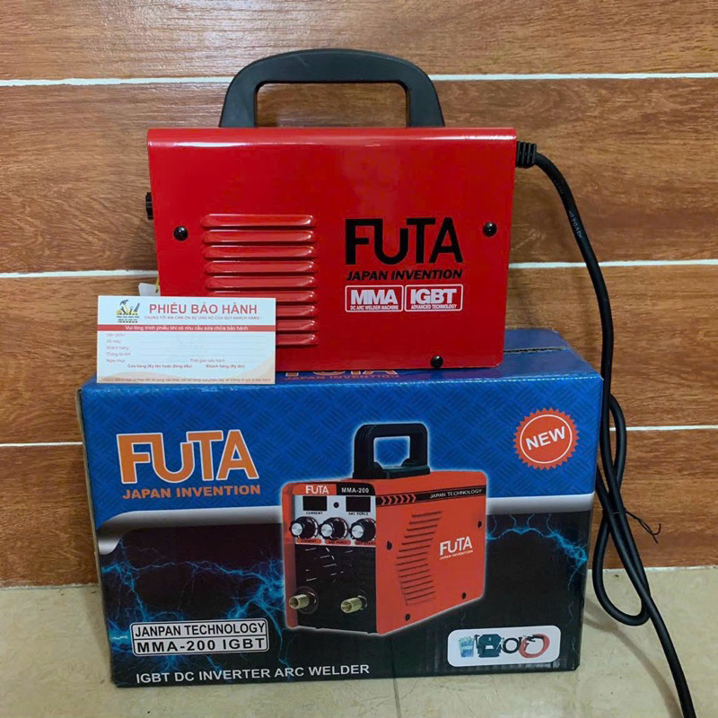 Máy Hàn FUTA MINI 200S công nghệ inverter tiết kiệm điện 3 nút điều chỉnh