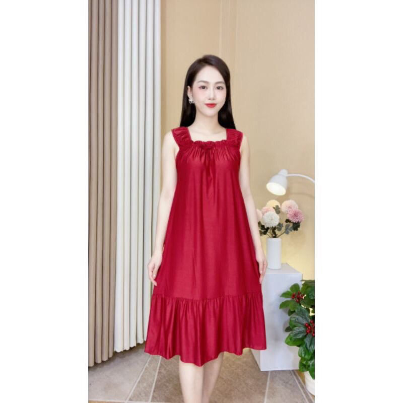 Đầm thun lạnh mặc ở nhà size 45-95kg