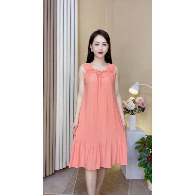 Đầm thun lạnh mặc ở nhà size 45-95kg