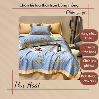 Chăn hè trần bông lụa thái tencel hàng nhập,kích thước 2mx2m2,siêu mềm mịn và mát