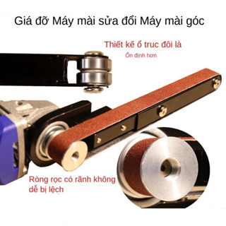 máy mài dao kéo Dây Đai Chà Nhám mini 100/125 Độ Phù Hợp Cho Máy Mài Góc