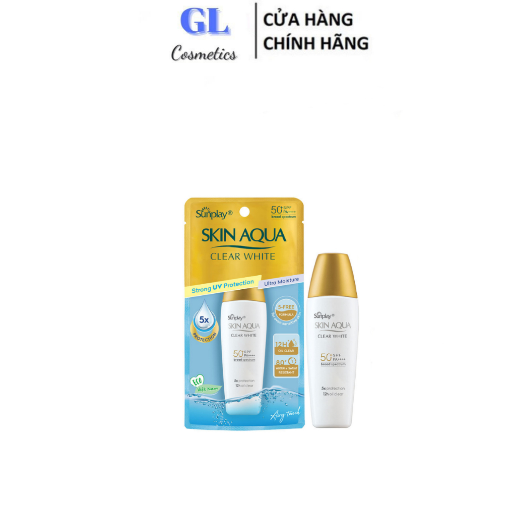 Sữa Chống Nắng Sunplay Skin Aqua Dưỡng Da Sáng Mịn 25g Clear White SPF50+ PA++++