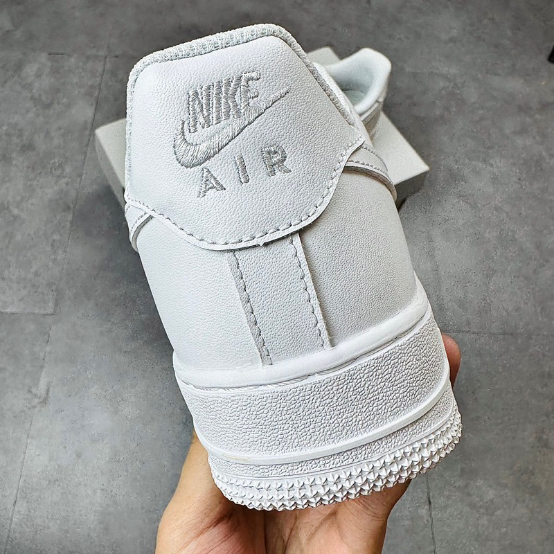 Giày Sneaker Cổ Thấp  Best Quality PK Factory Air Force 1 All White AF1 Full Trắng