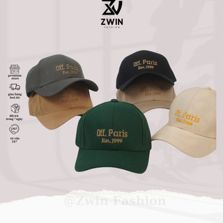 Nón kết ❤️ Mũ lưỡi trai thêu chữ Off Paris chất kaki cao cấp form unisex nam nữ N64