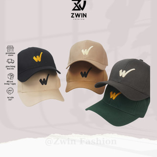 Nón kết ❤️ Mũ lưỡi trai thêu chữ W chất kaki cao cấp form unisex nam nữ N70
