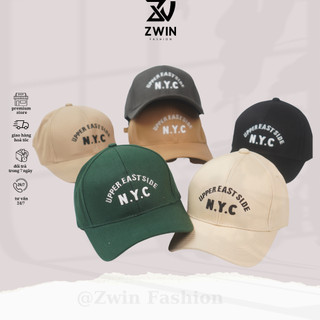 Nón kết ❤️ Mũ lưỡi trai thêu hình chữ NYC chất kaki cao cấp form unisex nam nữ N73