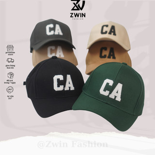 Nón kết ❤️ Mũ lưỡi trai thêu hình chữ CA chất kaki cao cấp form unisex nam nữ N74