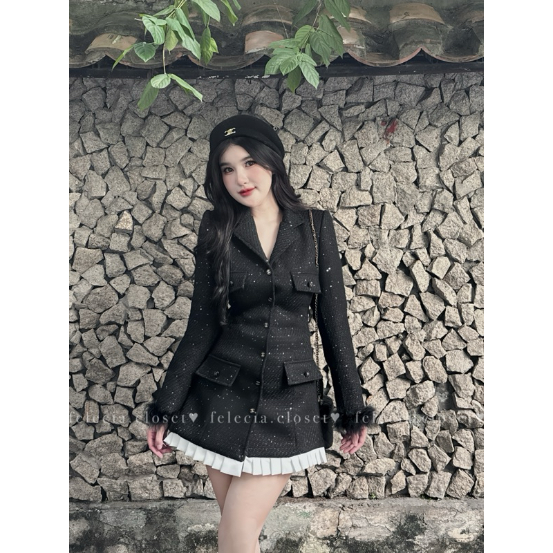 Dạ vest đuôi bèo tay lông