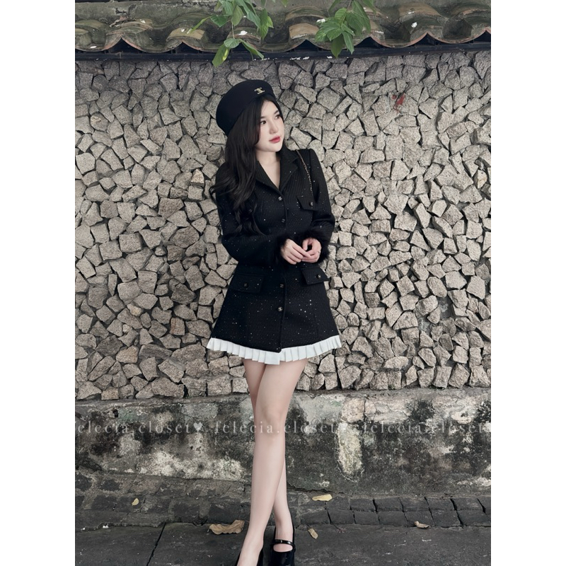 Dạ vest đuôi bèo tay lông