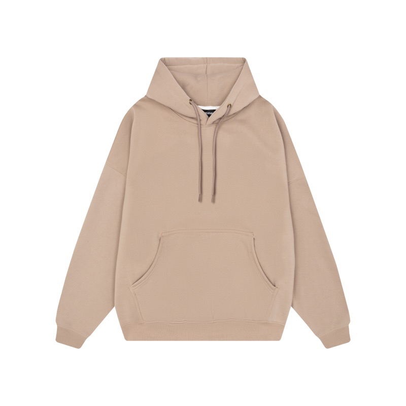 HOODIE BOXY BASIC - Áo Hoodie boxy TRƠN