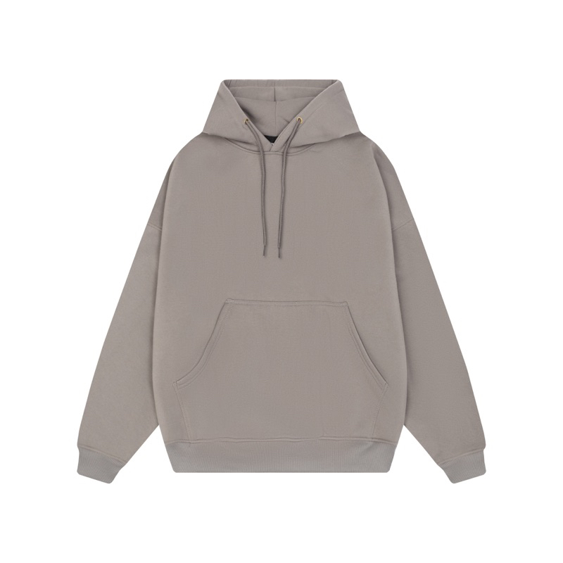 HOODIE BOXY BASIC - Áo Hoodie boxy TRƠN
