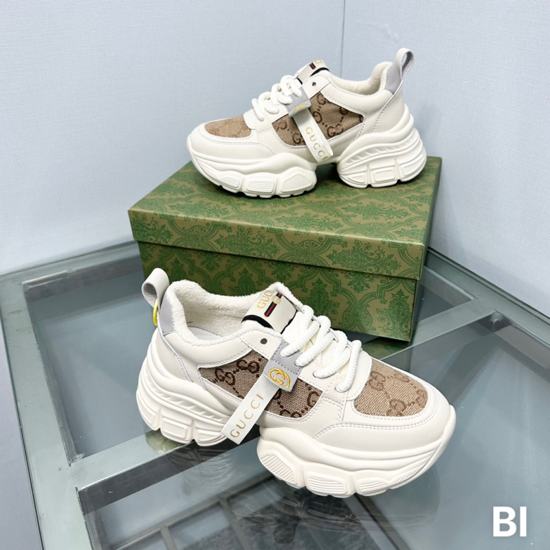 Giày thể thao sneaker gc tem dài vân hoạ tiết hồng fullbox