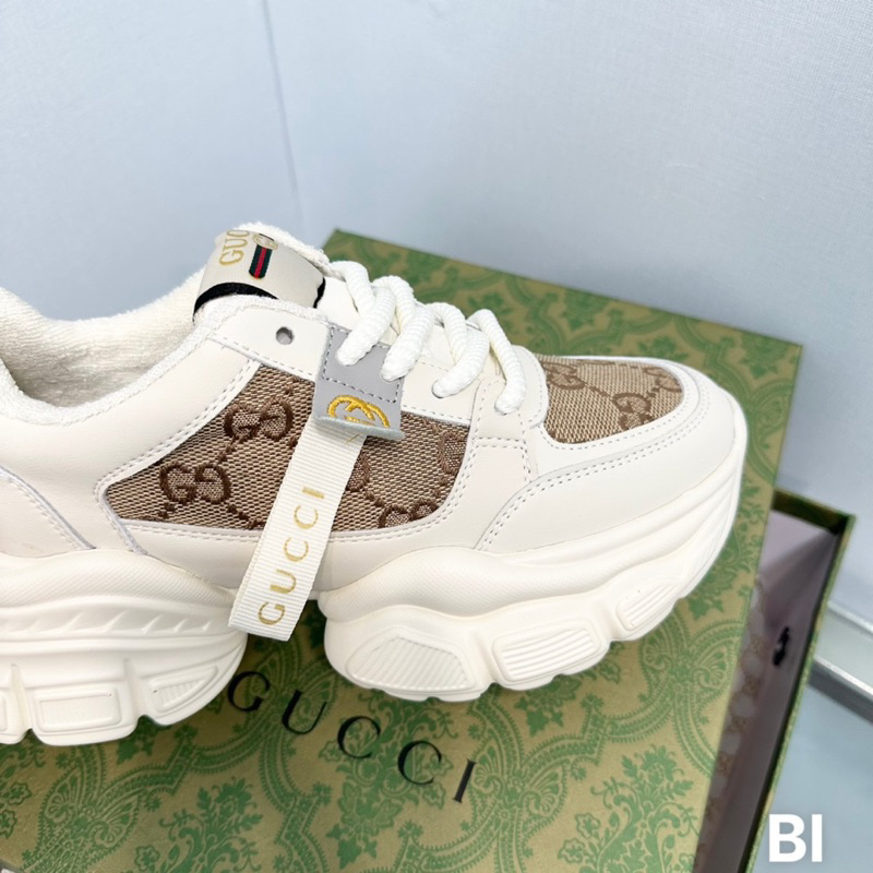 Giày thể thao sneaker gc tem dài vân hoạ tiết hồng fullbox