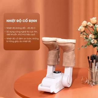 [ Hàng Loại 1 ] Máy sấy giày đa năng khử trùng thông minh bằng tia cực tím, khử mùi giày tất, găng tay