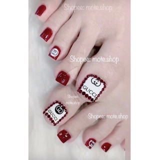 Nailbox chân đỏ đô thiết kế