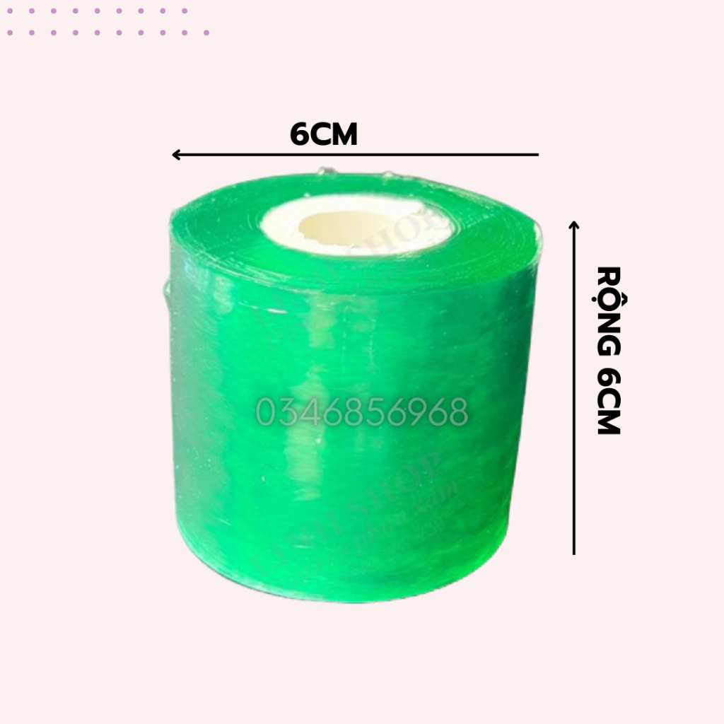 Cuộn Nilon PE Dùng Ủ Tê, Ủ Dưỡng Chất Trong Spa Phu Xăm Siêu Dai Làm Thẩm Thấu Kem Nhanh Tê