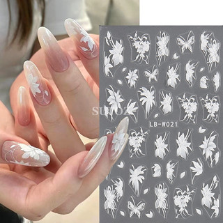 Stick hoa lụa nổi 5d- phụ kiện trang trí nail