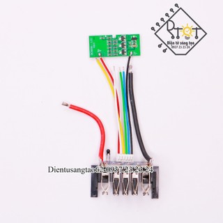 Mạch sạc bảo vệ pin và mạch báo pin thay thế cho pin Dewalt 18v 20v