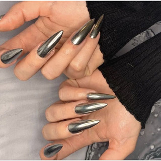 Nailbox Thiết Kế Tráng Gương Bạc 02 - DiemNgoc.NailBox