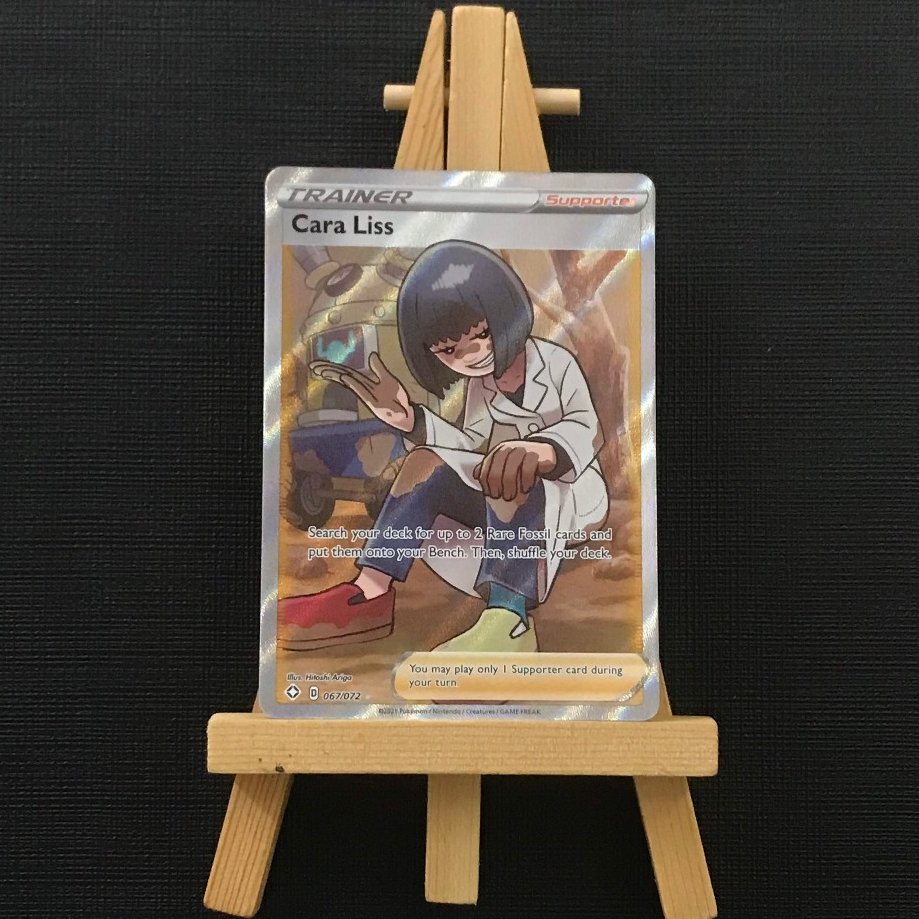Thẻ hình Pokemon Cara Liss 067/072  - Bài lẻ Full Art Ultra Rare tiếng Anh chính hãng