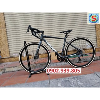 [LH CHIẾT KHẤU] Xe đạp đua UHAPPY Khung nhôm không mối hàn tay đề lắc 2x7 Shimano touney vành nhôm nhẹ LH Ngay ạ