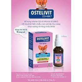 Ostelivit D3 MK7 - Xịt bổ sung vitamin D3, K2 cho trẻ sơ sinh &amp; trẻ nhỏ ( Nhập khẩu ITALI)