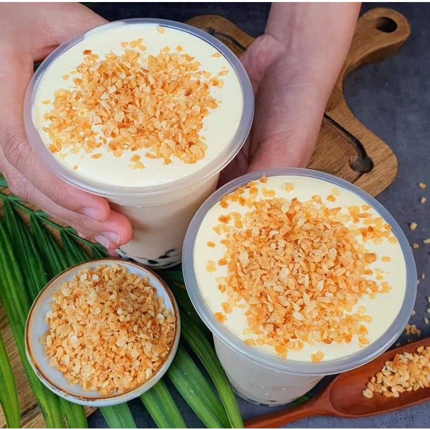 Dừa Nướng Cocochips Túi Nhỏ 500g - Dùng để rắc lên kem trứng, kem cheese