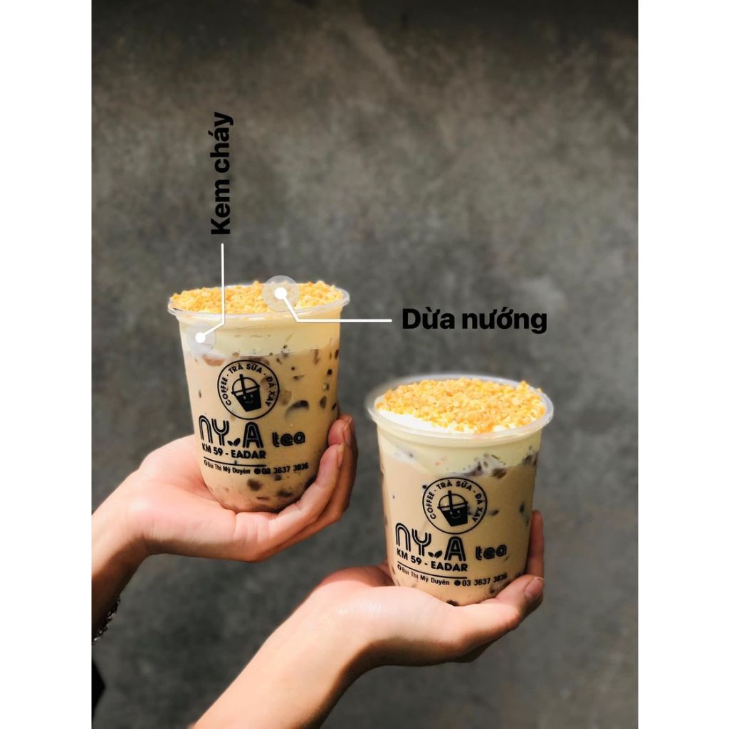 Dừa Nướng Cocochips Túi Nhỏ 500g - Dùng để rắc lên kem trứng, kem cheese