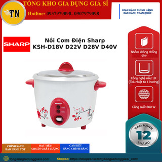 Nồi cơm điện sharp 1.8l 2.2l 2.8l 3.8l ksh-d18v d22v d28v d40v, hàng chính hãng