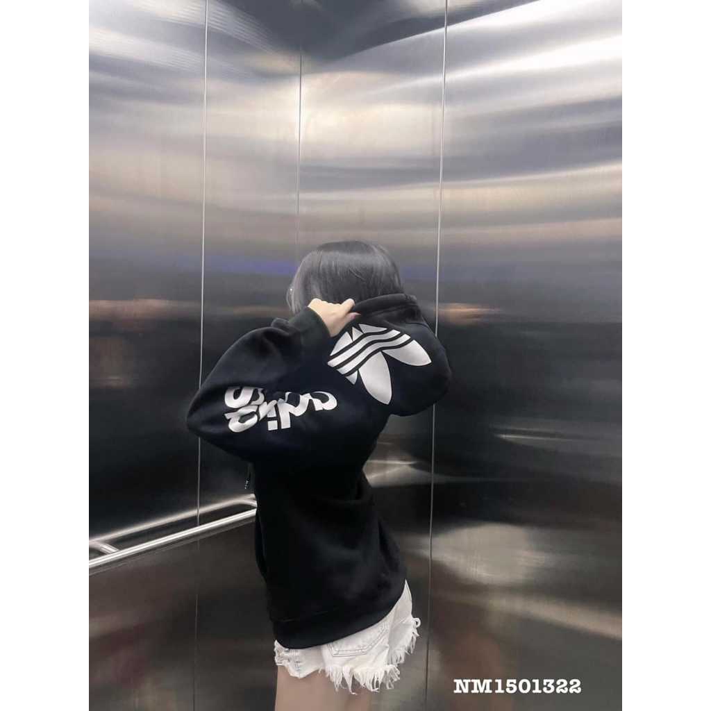 Áo Khoác Hoodie Adidas Form Rộng Chất Nỉ Bông Dày Dặn, Áo Hoodie Nam Nữ Cao Cấp Thời Trang Nam Nữ