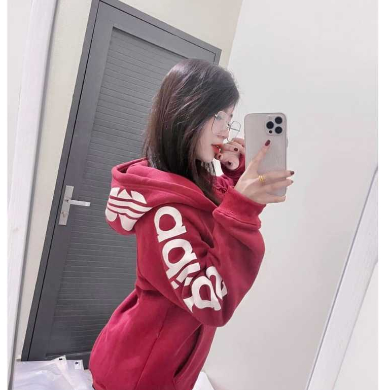 Áo Khoác Hoodie Adidas Form Rộng Chất Nỉ Bông Dày Dặn, Áo Hoodie Nam Nữ Cao Cấp Thời Trang Nam Nữ