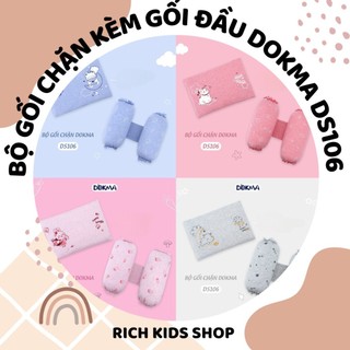 Bộ gối chặn kèm gối đầu dokma ds106