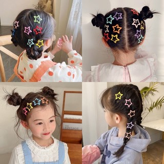 Set 3 kẹp tóc ngôi sao màu sắc ngọt ngào dễ thương cho bé