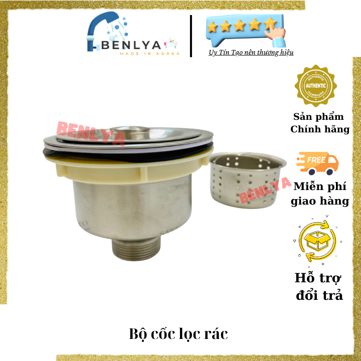 Cốc xi phông chậu rửa bát 140mm- Bầu xi phông rửa bát- Nắp chậu rửa bát LOẠI ĐẸP