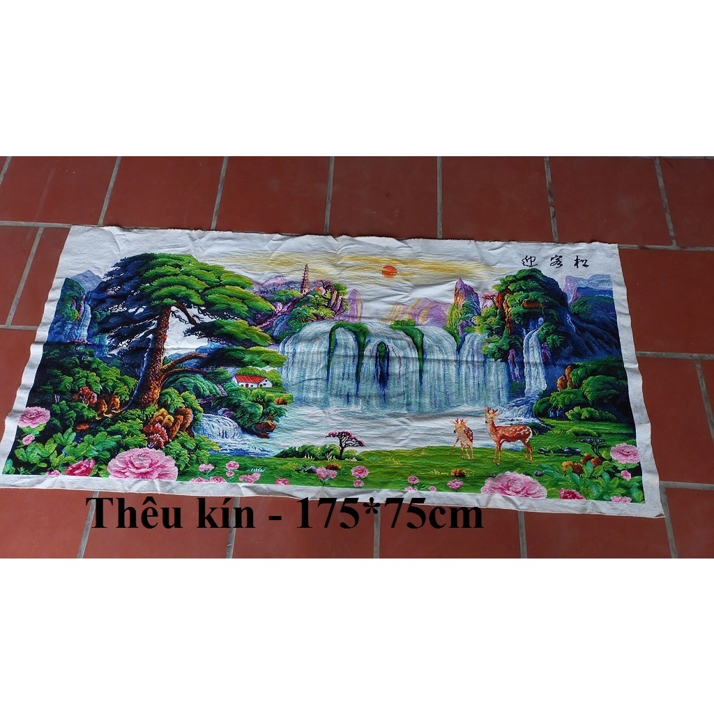 Tranh thêu thành phẩm thuận buồm xuôi gió, phong cảnh đã thêu A517 F319 F283 Lv3069 LV3014 MN0151 LV3195