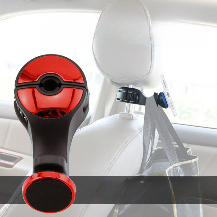 Móc Treo Kiêm Giá Đỡ Điện Thoại Hít Nam Châm Trên Ô TÔ Cao Cấp