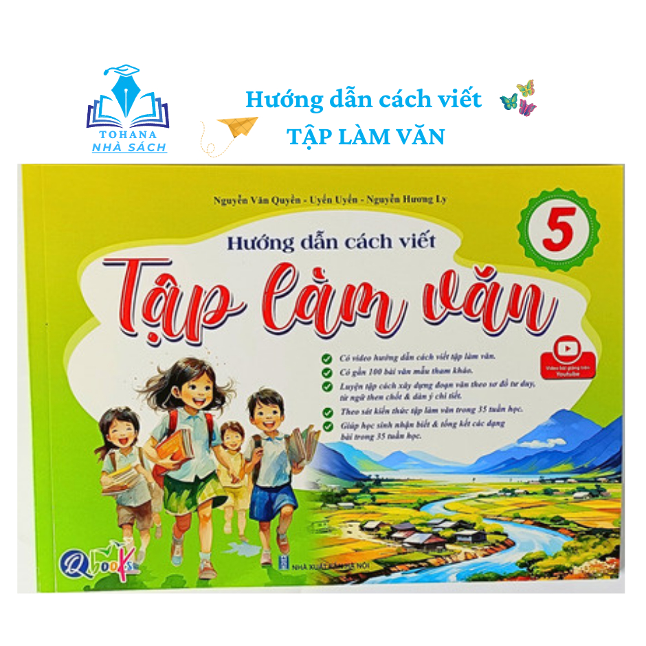 Sách - Hướng Dẫn Cách Viết TẬP LÀM VĂN Lớp 2, 3, 4, 5 - Dành Cho Cả năm