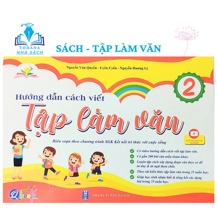 Sách - Hướng Dẫn Cách Viết TẬP LÀM VĂN Lớp 2, 3, 4, 5 - Dành Cho Cả năm