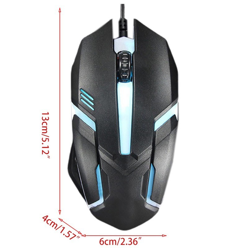 Chuột gaming KACOCON TJ-9 có dây chơi game đèn led dòng cao cấp siêu nhạy thế hệ mới 1000DPI hàng công ty mẫu mới