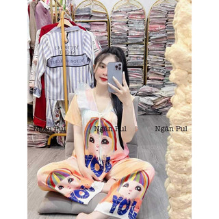 ( SỈ ) bộ lụa xước tiểu thư size từ 45kg đến 60kg