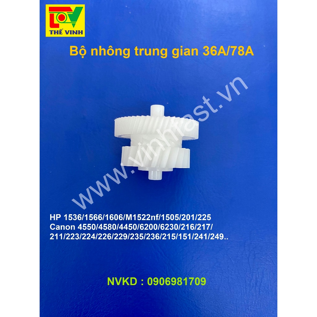Nhông trung gian 36a 78a máy in HP 1566-1606-1536, Canon 151 - 201-225 - 241 - 249 - 6200D 6230DN - 4450 - 4750