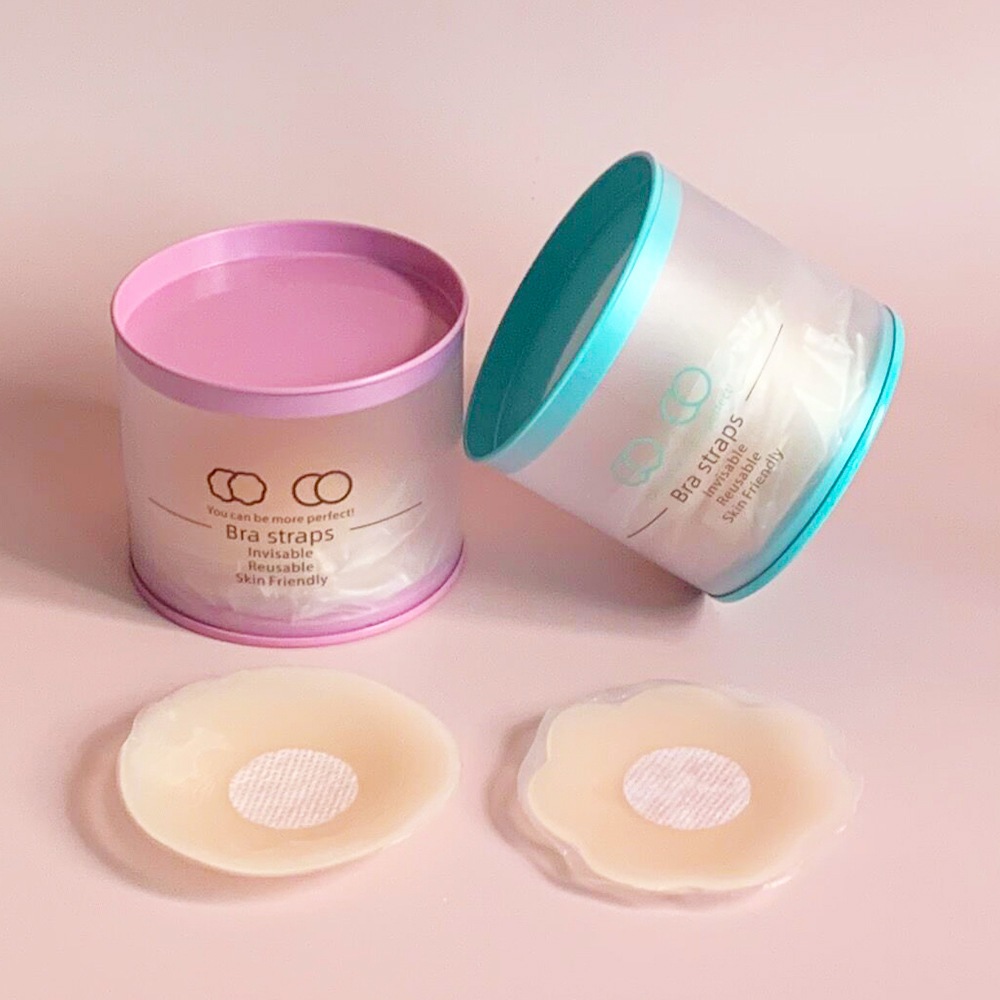 Miếng Che Đầu Ti Nhũ Hoa 5 Cặp 10 Miếng Tàng Hình Siêu dính CLOVER - 9990