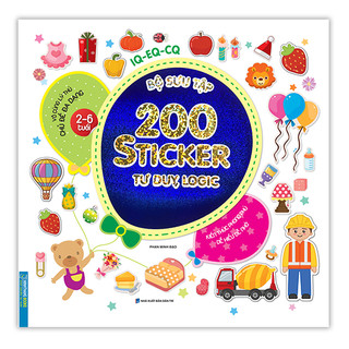 Sách - bộ sưu tập 200 sticker - tư duy, logic