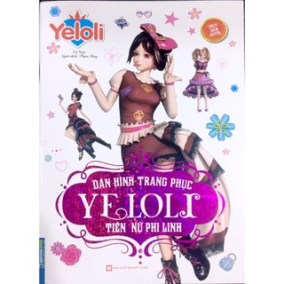 Sách - dán hình trang phục yeloli - tiên nữ phi linh