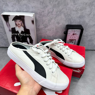 Giày puma bari mule white/black * hàng chính hãng nhập khẩu full box tag