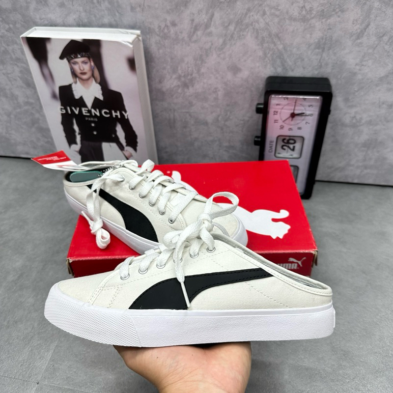 GIÀY PUMA BARI MULE MÀU ĐEN 371318 01 - MÀU TRẮNG 371318_02 FULL BOX TAG