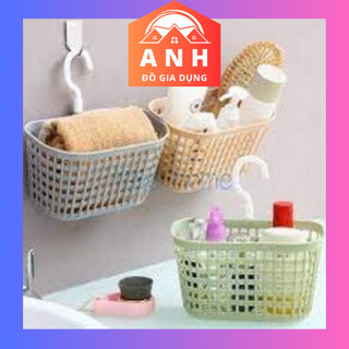 Giỏ đựng đồ treo bồn rửa bát - Rổ nhựa đa năng có móc treo