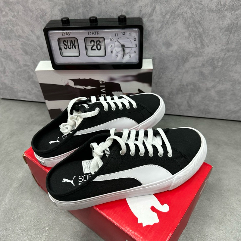 GIÀY PUMA BARI MULE MÀU ĐEN 371318 01 - MÀU TRẮNG 371318_02 FULL BOX TAG